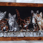 Вышивка Barnyard Kitties